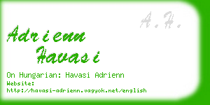 adrienn havasi business card